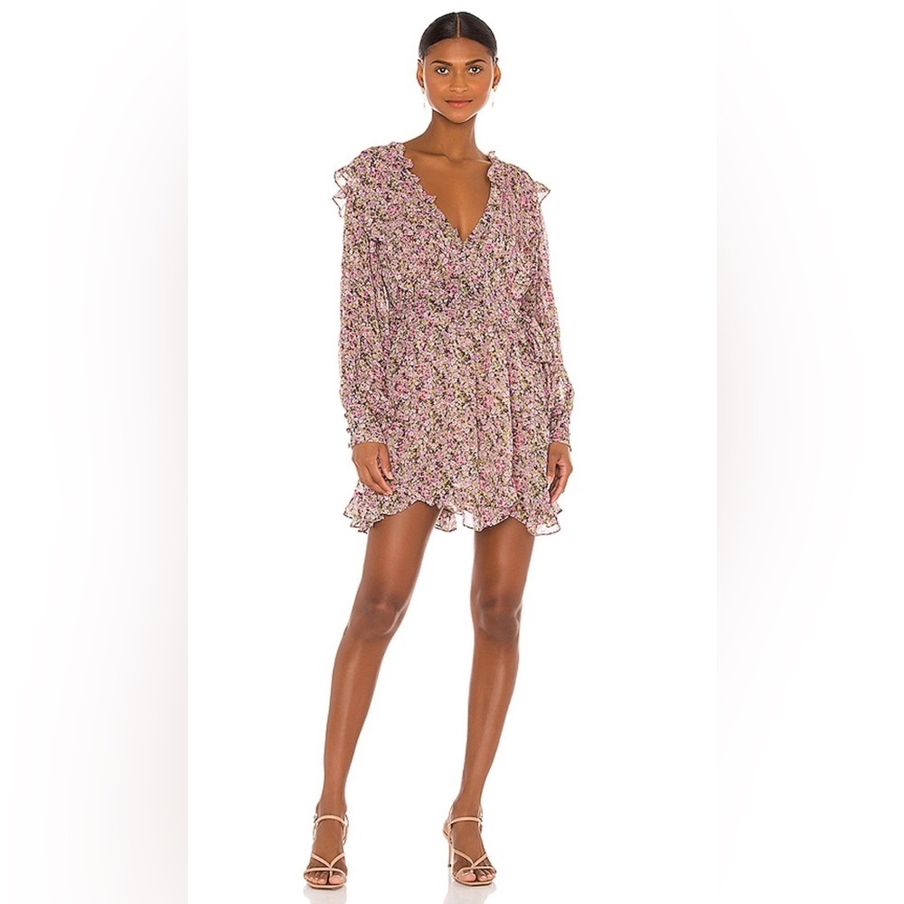 For Love & Lemons Sadie Mini Dress in Ditzy